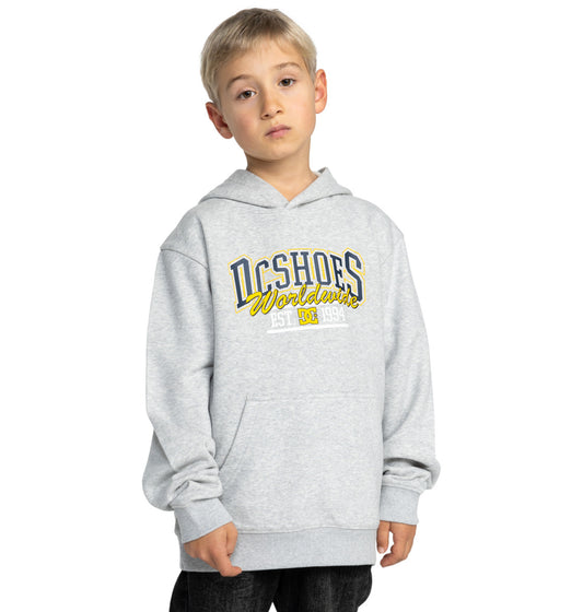 DC - TAILGATE HOOD BOY - LIGHT HEATHER GREY