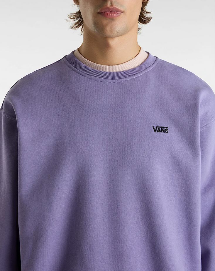 VANS - LEFT CHEST II LOOSE CREW - PURPLE