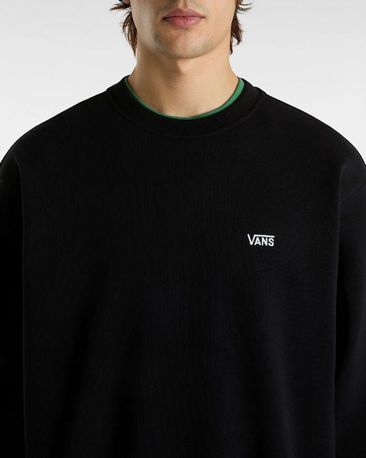 VANS - LEFT CHEST II LOOSE CREW - BLACK