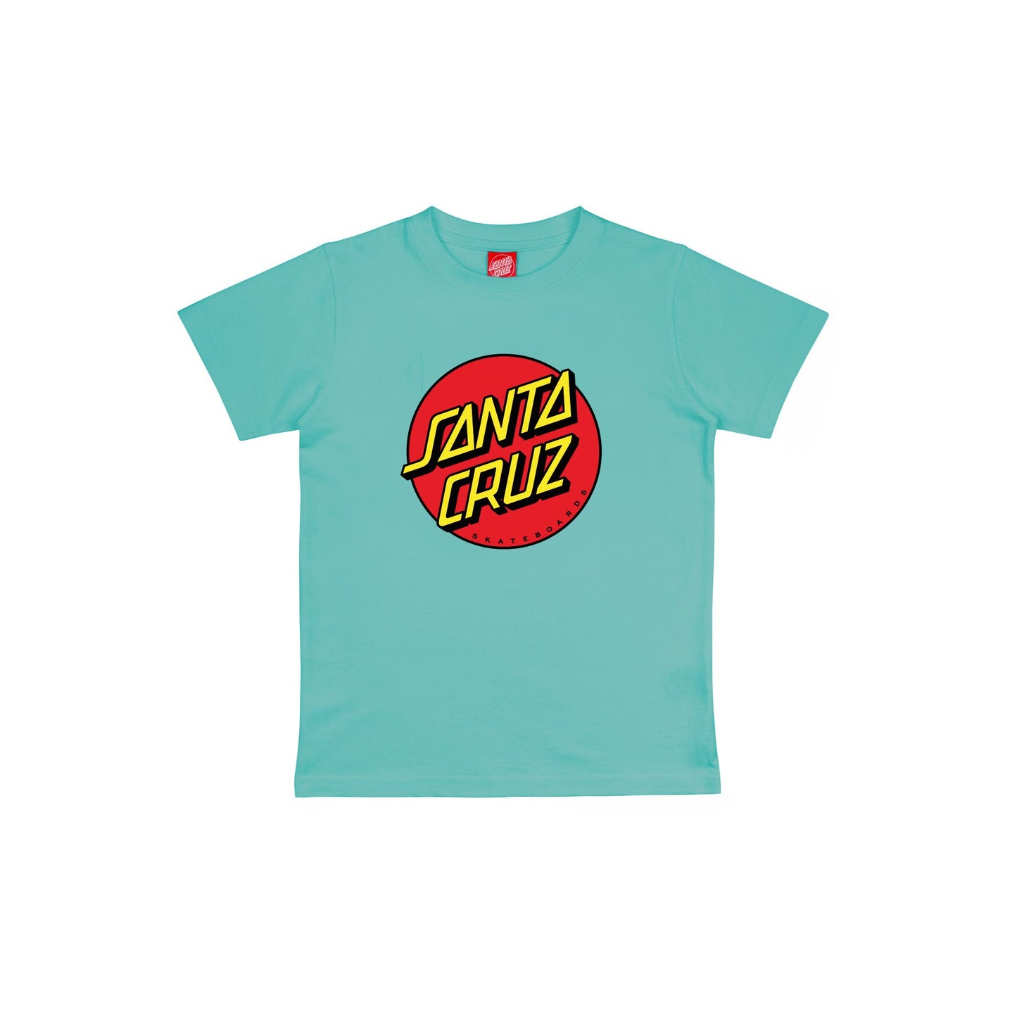 SANTA CRUZ - YOUTH CLASSIC DOT TEE - POOL BLUE