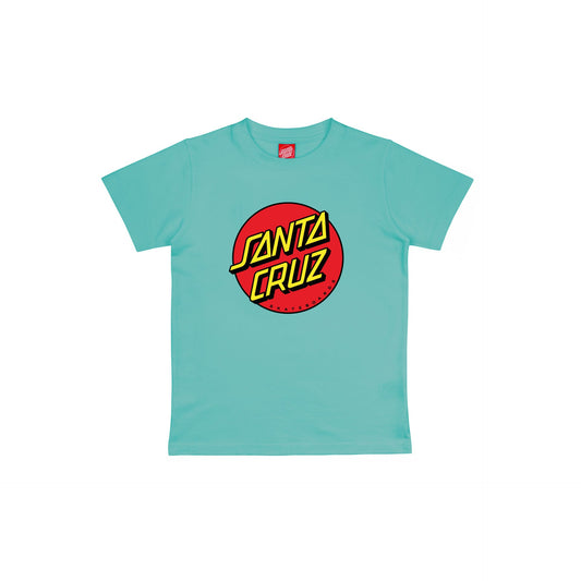 SANTA CRUZ - YOUTH CLASSIC DOT TEE - POOL BLUE
