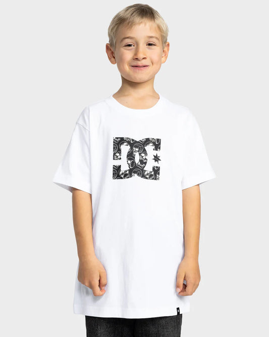 DC - STAR GLOW YOUTH TEE - WHITE