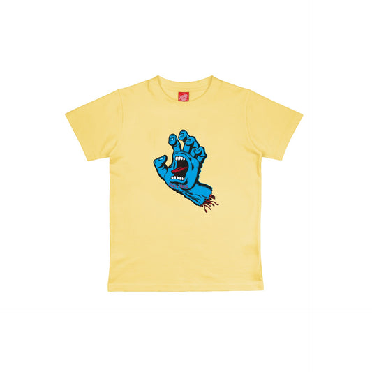 SANTA CRUZ - YOUTH SCREAMING HAND TEE - BUTTER