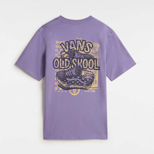 VANS - OLD SKOOL SS YOUTH TEE - PURPLE HAZE