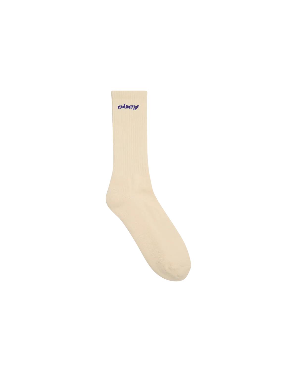 OBEY - SPORTS LOGO SOCKS - UNBLEACHED