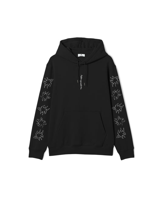 POETIC COLLECTIVE - ARM OUTLINES HOOD - BLACK