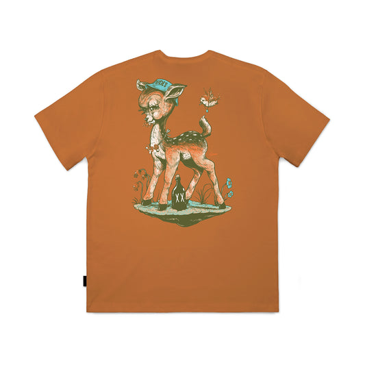THE DUDES - BAMBY TEE - PEACH CARAMEL