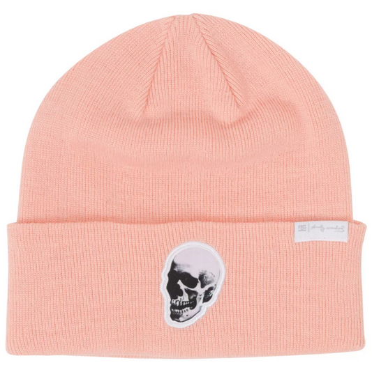 DC - ANDY WARHOL LABEL WOMENS BEANIE - LIGHT PINK