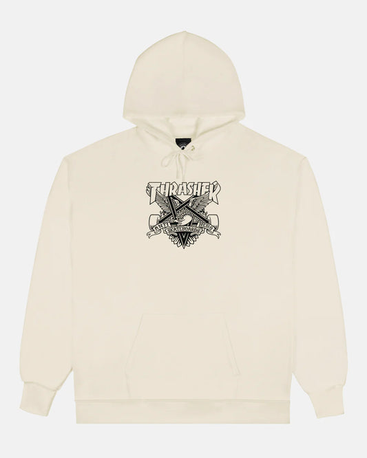 THRASHER X ANTI HERO - EAGLEGRAM HOOD - SAND