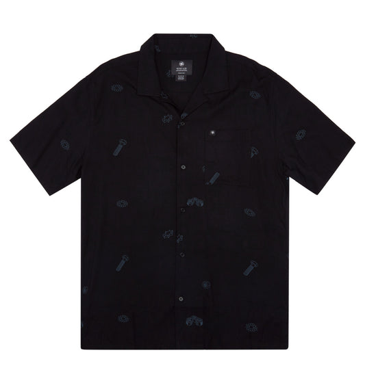 DC - TRIPPED VACATION SHIRT - BLACK