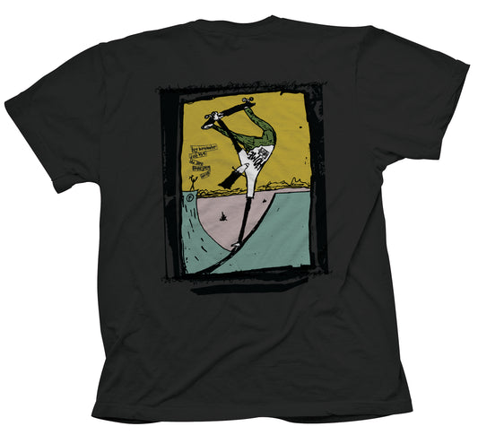 FOUNDATION - BEANWATER SS TEE - BLACK