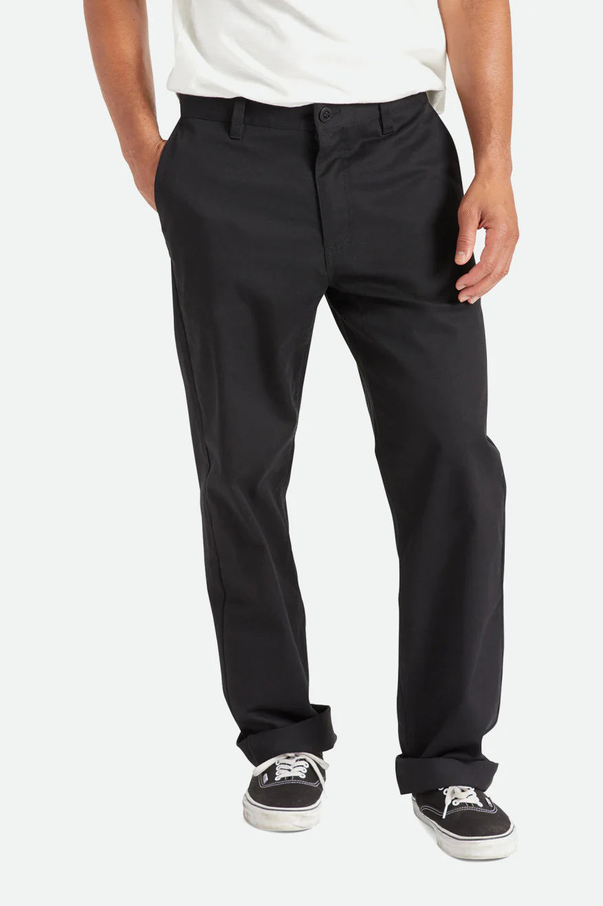 BRIXTON - CHOICE CHINO RELAXED PANT - BLACK