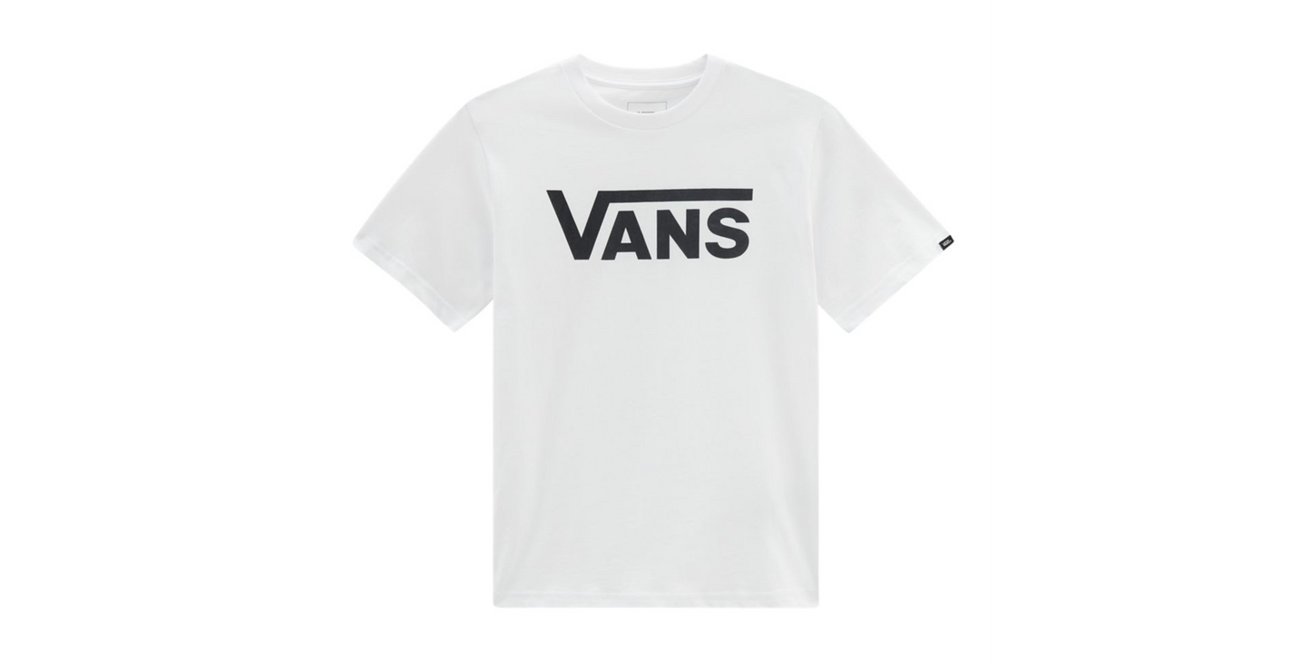 VANS - CLASSIC SS TEE BOYS - WHITE/BLACK