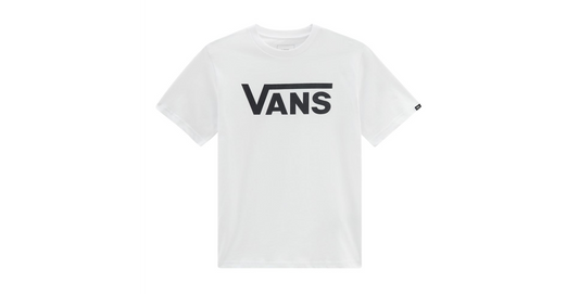 VANS - CLASSIC SS TEE BOYS - WHITE/BLACK