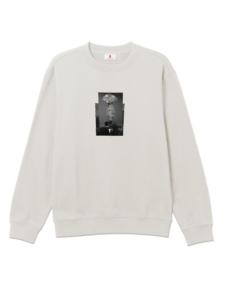 POETIC COLLECTIVE - BIG BANG CREWNECK - IVORY