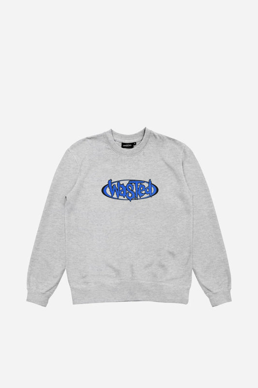 WASTED PARIS - NEGATIVE CREWNECK - ASH GREY