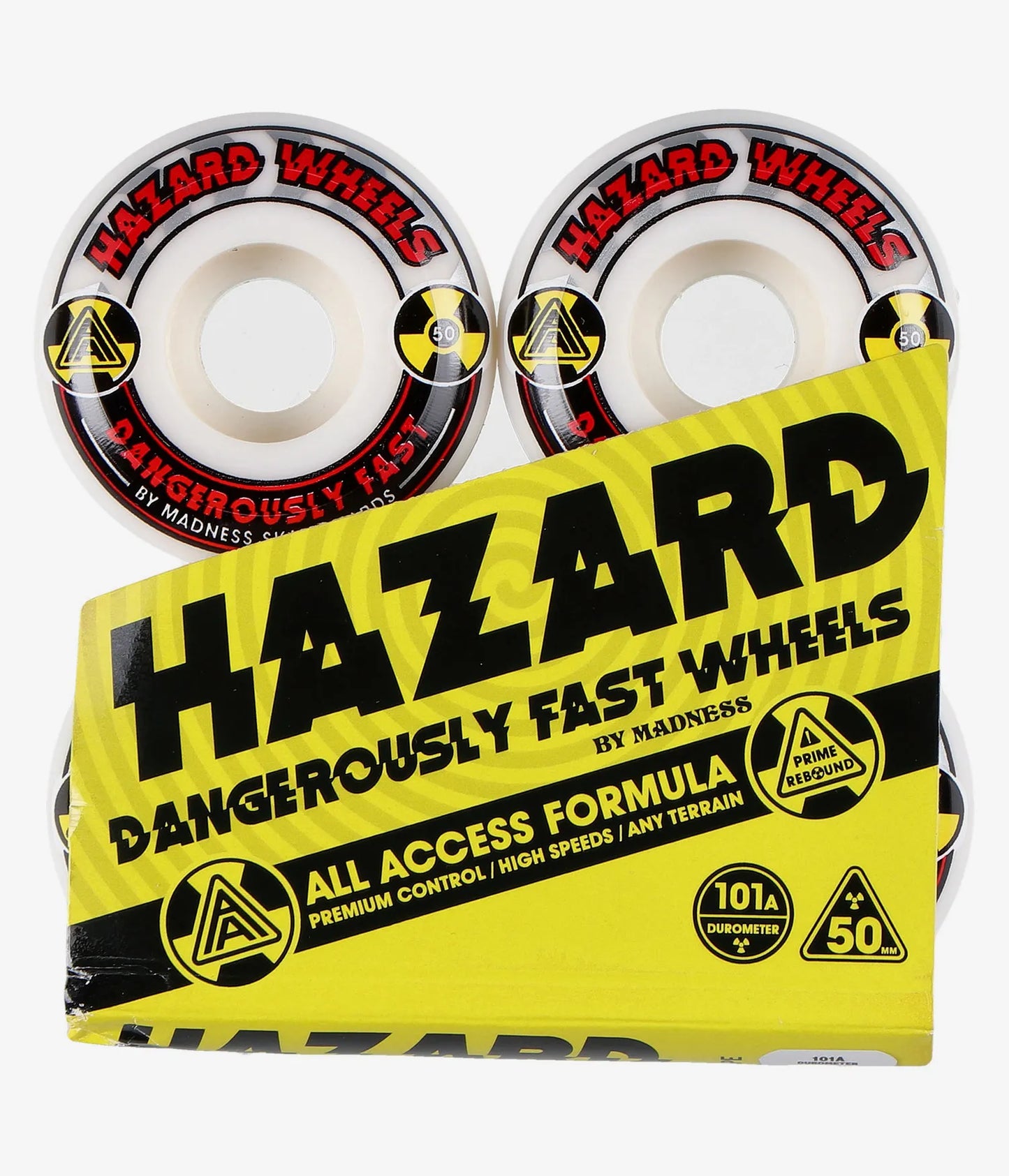 HAZARD - ALARM CONICAL - 101A - 50MM - WHITE/RED