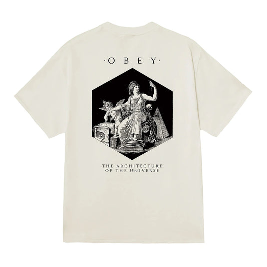OBEY - ARCHITECTURE OF THE UNIVERSE TEE - VINTAGE WHITE