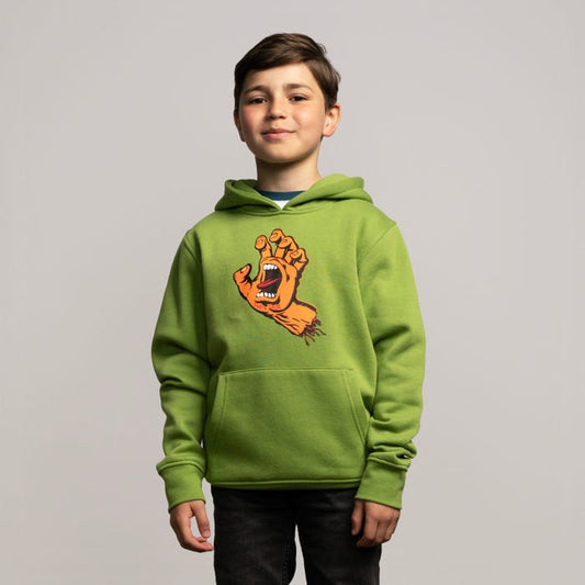 SANTA CRUZ - YOUTH SCREAMING HAND HOOD - APPLE