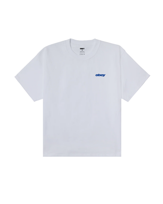 OBEY - GET UP HEAVYWEIGHT TEE - WHITE
