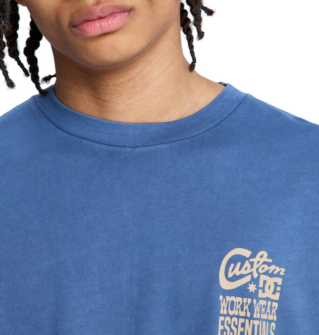 DC - KNOTTED TEE - DARK DENIM