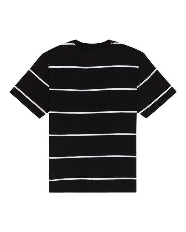 ELEMENT - BASIC POCKET LABEL SS YOUTH TEE - BLACK/WHITE