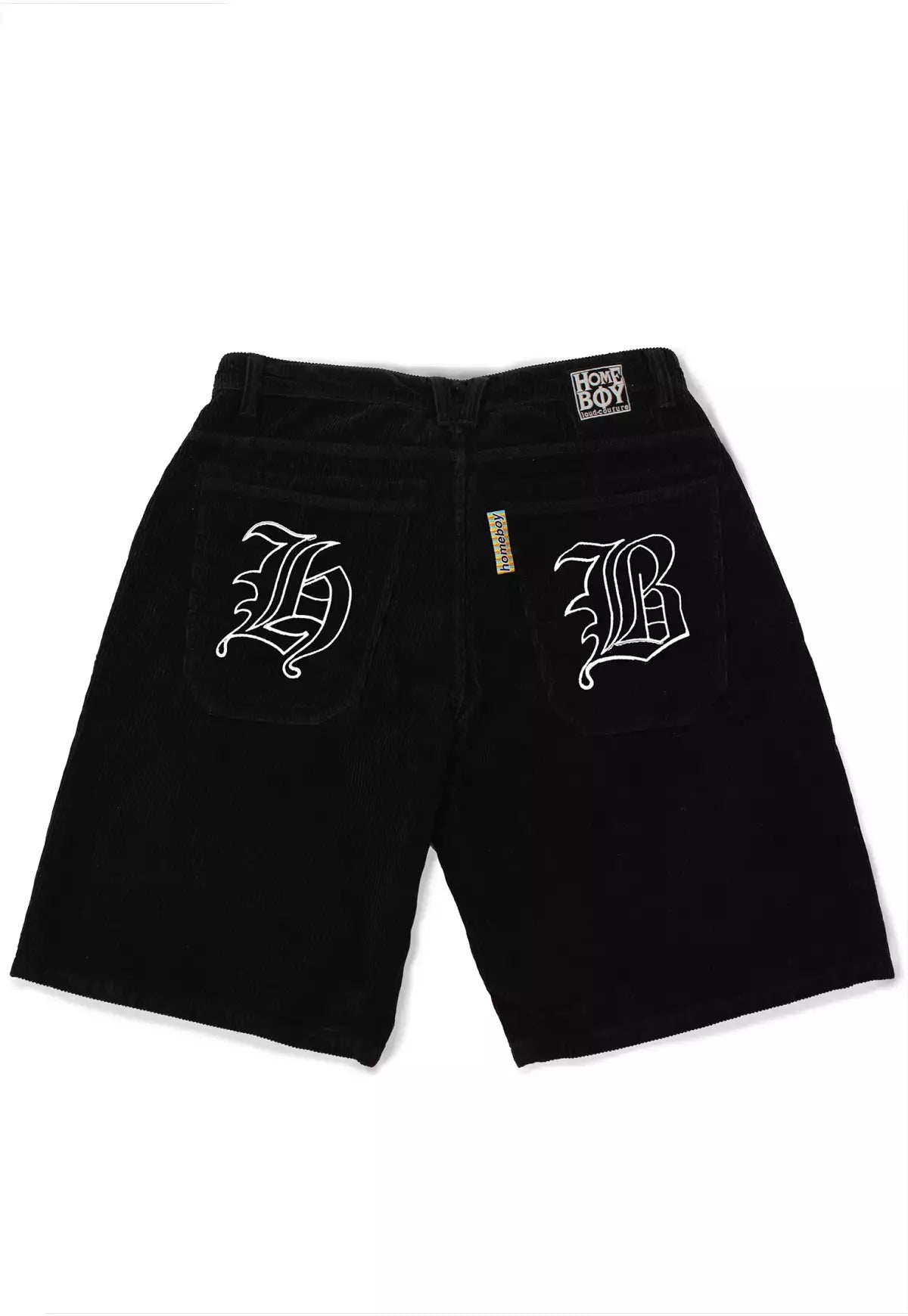 HOMEBOY - X-TRA MONSTER GOTHIC CORD SHORT - BLACK