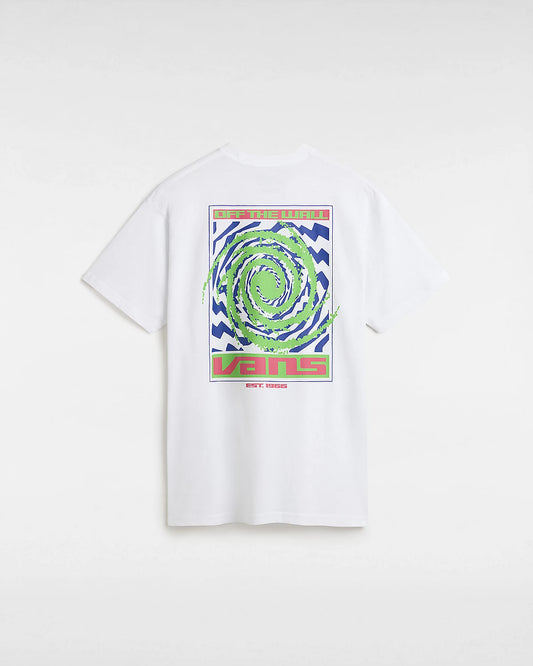VANS - WORMHOLE WARPED SS TEE - WHITE