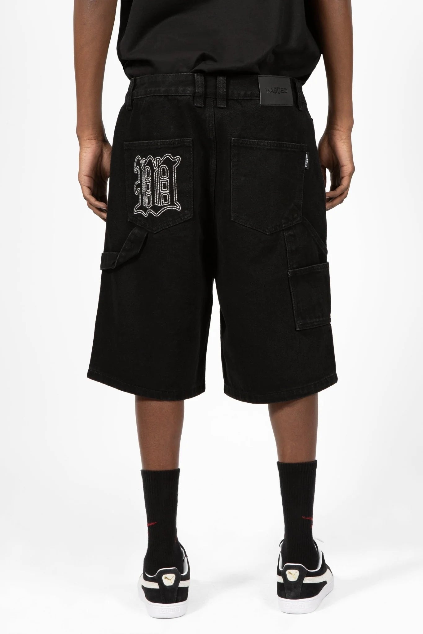 WASTED PARIS - HAMMER SHORT WEB - BLACK