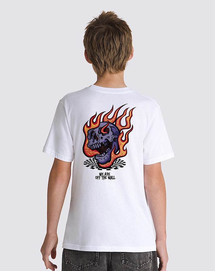 VANS - VORTEX YOUTH TEE - WHITE