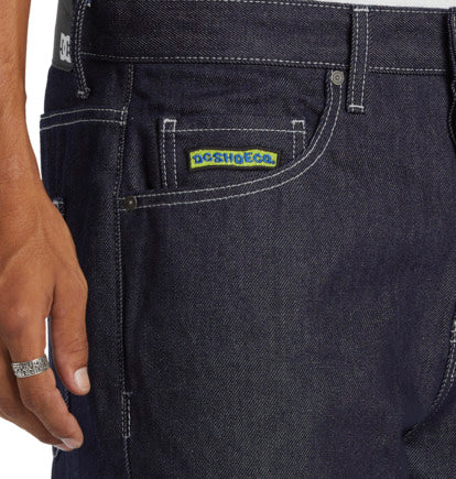 DC - WORKER BAGGY DENIM - RAW INDIGO