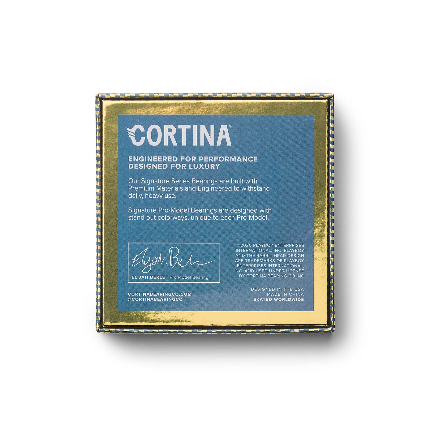 CORTINA - ELIJAH BERLE PLAYBOY PRO BEARING - BLUE/GOLD FINISH
