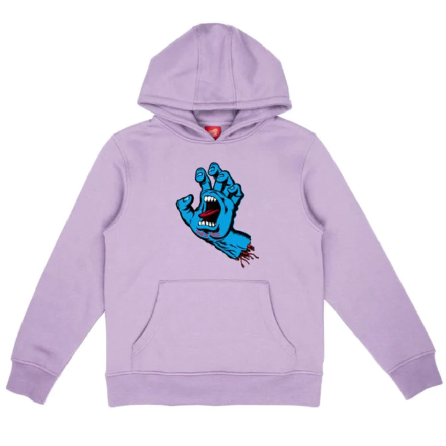 SANTA CRUZ - YOUTH SCREAMING HAND HOOD - DIGITAL LAVENDER
