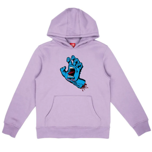SANTA CRUZ - YOUTH SCREAMING HAND HOOD - DIGITAL LAVENDER