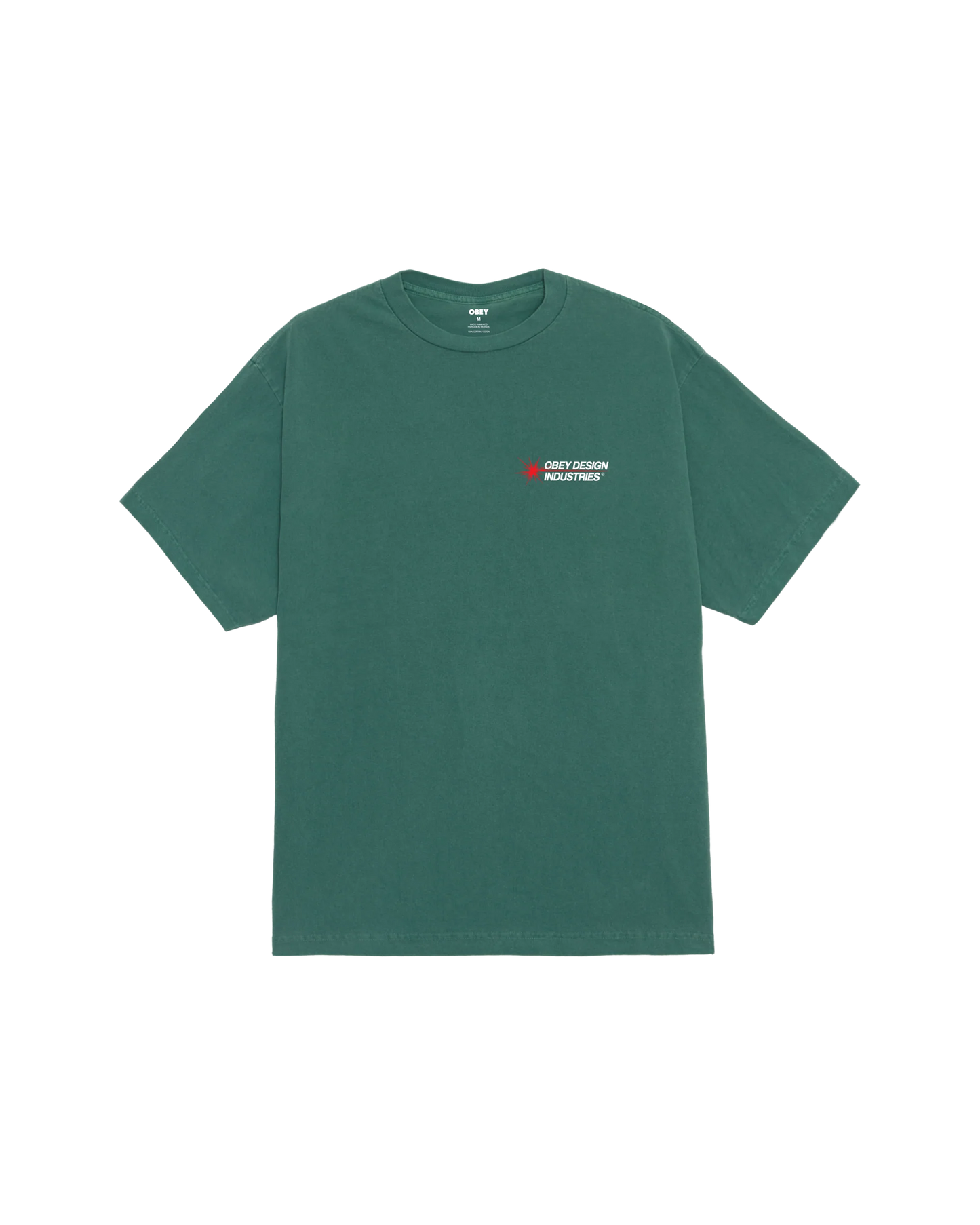 OBEY - DESIGN INDUSTRIES TEE - PIGMENT RAIN FOREST