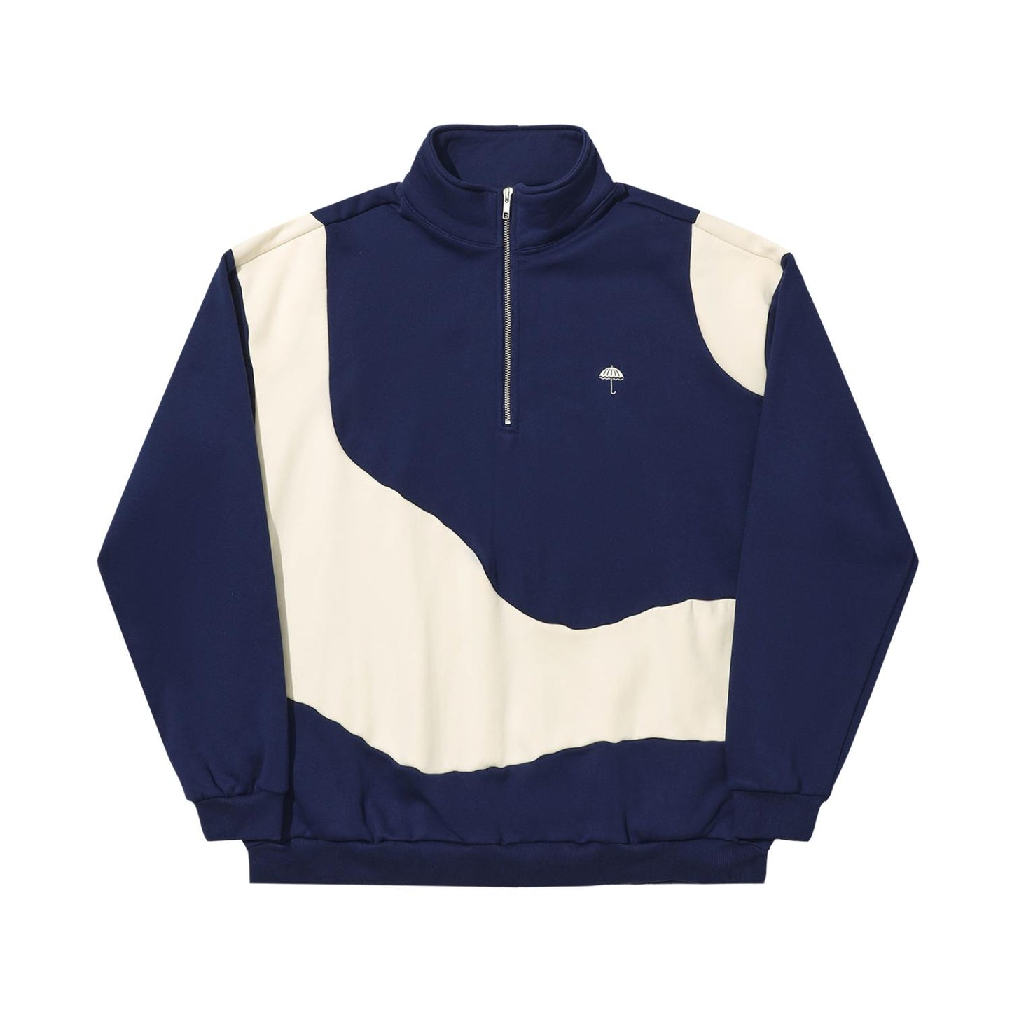 HELAS - FORMA QUARTER ZIP - NAVY/BEIGE