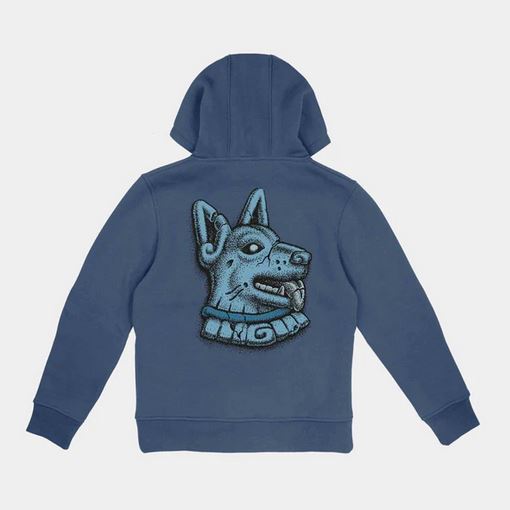 SANTA CRUZ - YOUTH WINKOWSKI DOG HOOD - HERITAGE BLUE