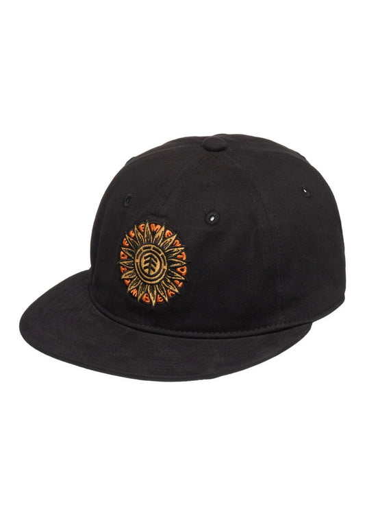 ELEMENT - TIMBER 6 PANEL YOUTH CAP - BLACK
