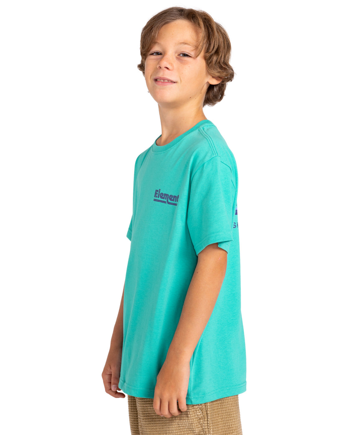 ELEMENT - SUNUP SS YOUTH TEE - LAGOON