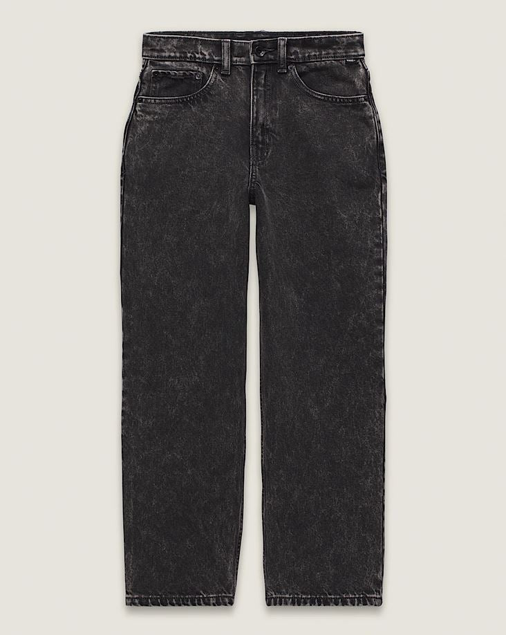 VANS - CHECK 5 BAGGY DENIM YOUTH - STONEWASH BLACK