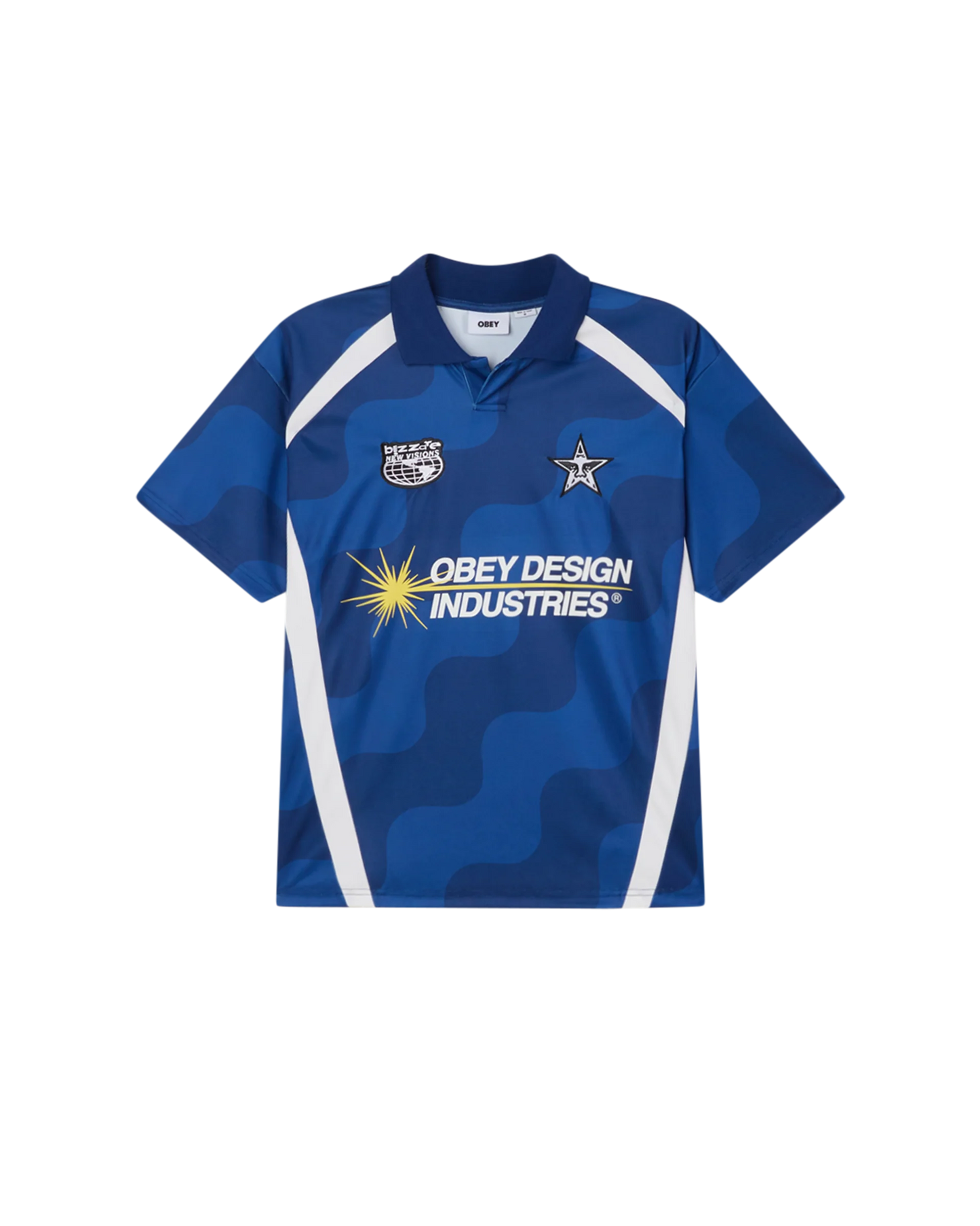 OBEY - SOCCER JERSEY - BLUE MUTLI