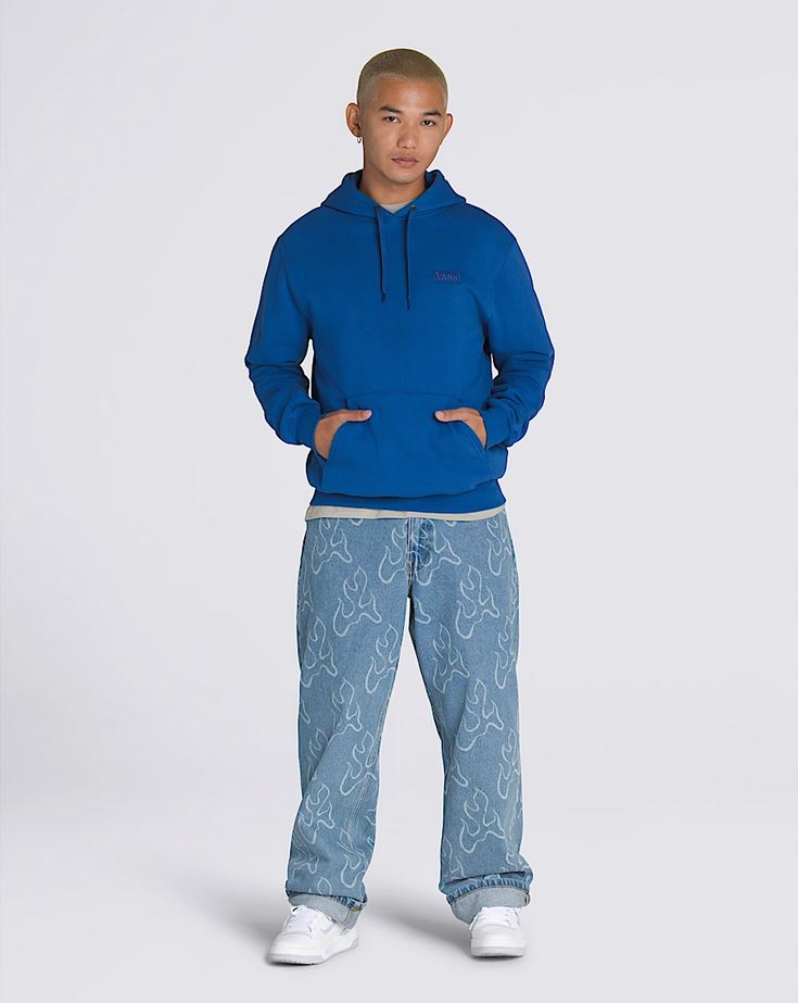 VANS - CORE BASIC PULLOVER HOOD - TRUE BLUE
