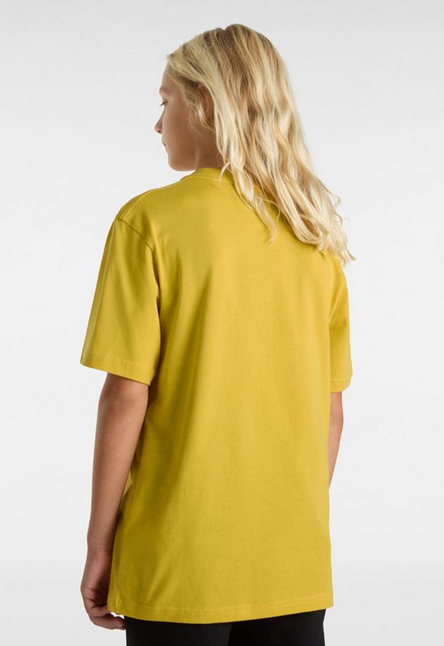 VANS - STYLE 76 SS YOUTH TEE - SPICY MUSTARD