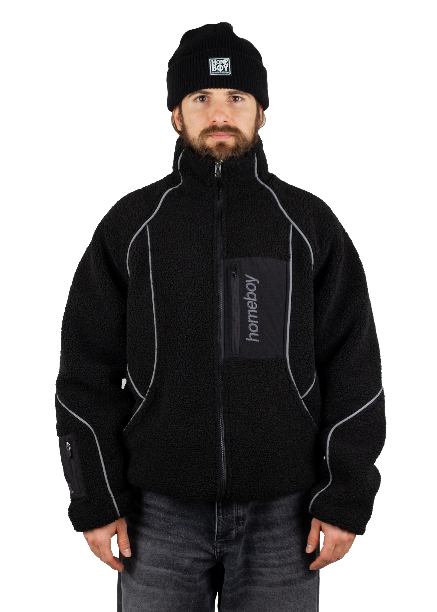 HOMEBOY - NANOOK FLEECE - BLACK