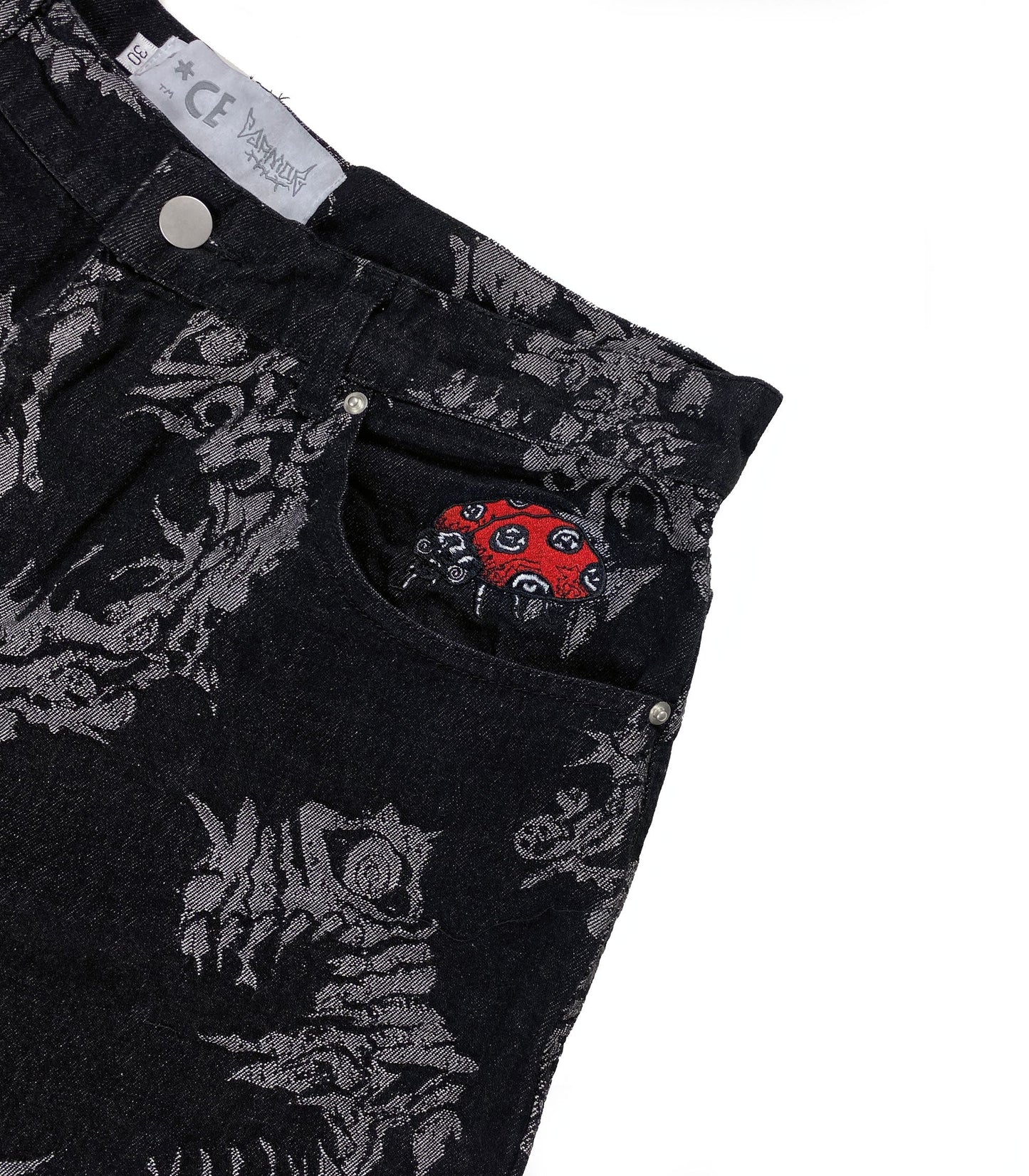 F*CE - SAMOR JACQUARD PANT - BLACK
