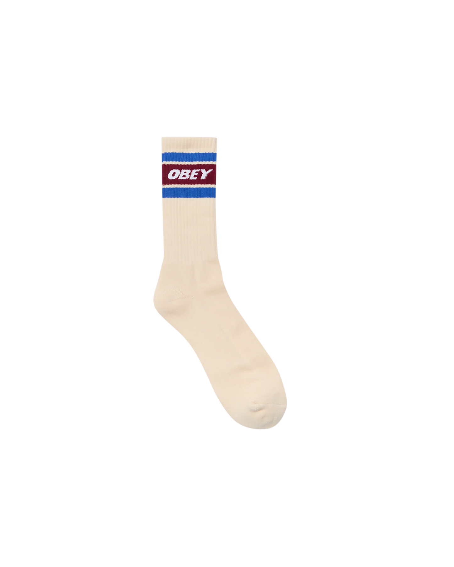 OBEY - COOPER II SOCKS - UNBLEACHED/RHUBARD - OS