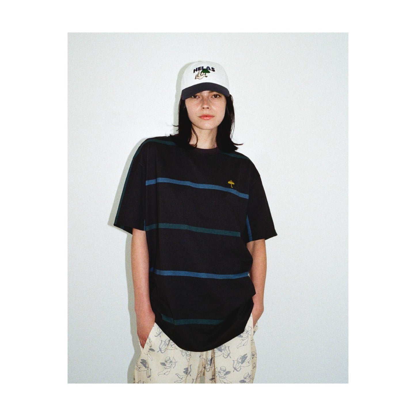 HELAS - TRAIT TEE - BLACK