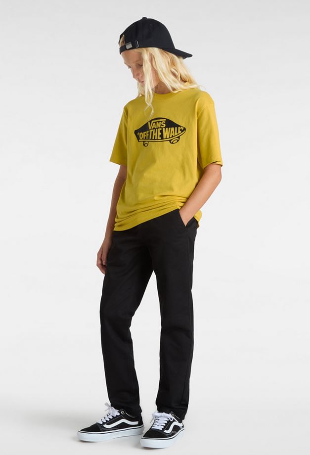 VANS - STYLE 76 SS YOUTH TEE - SPICY MUSTARD