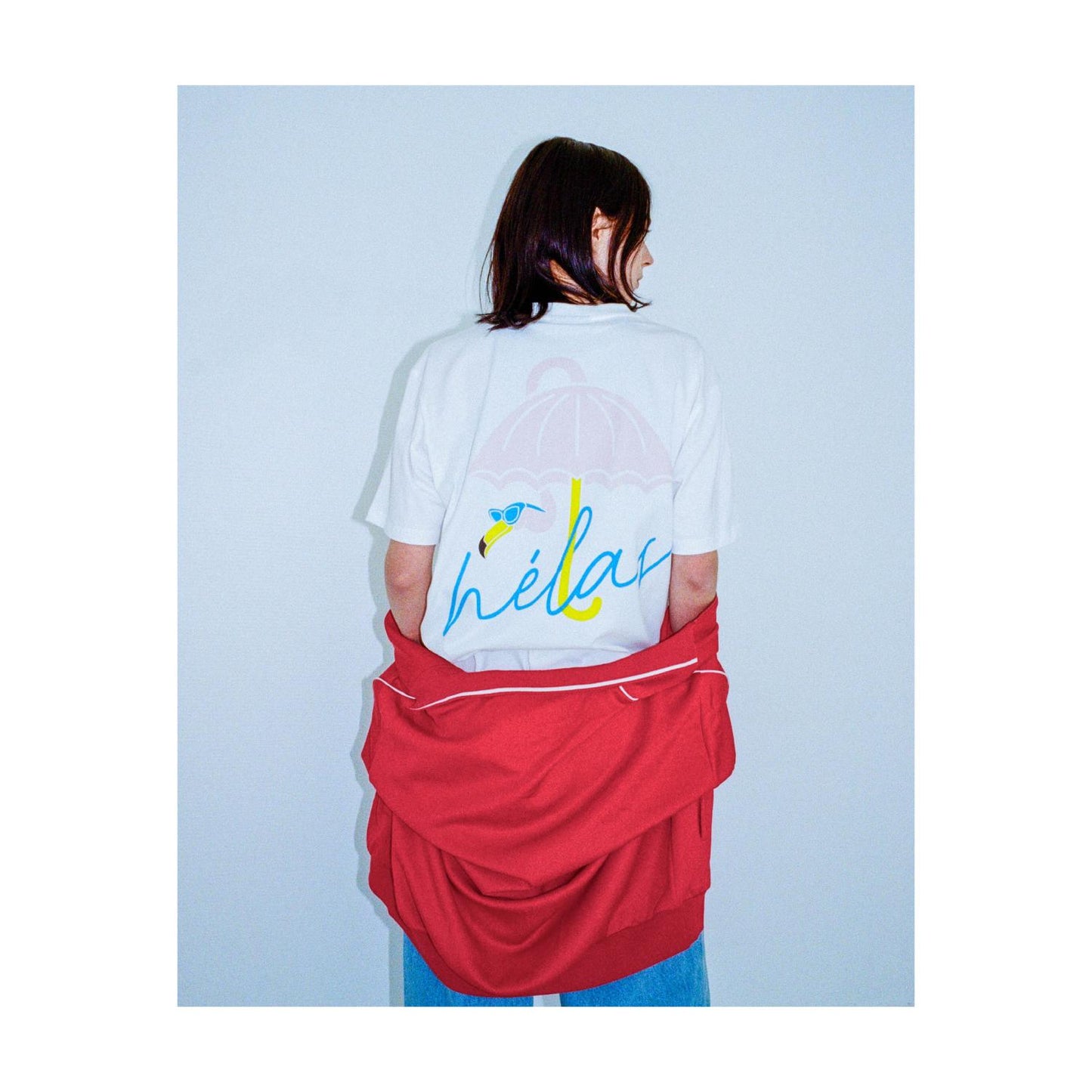 HELAS - FLAMINGO TEE - WHITE