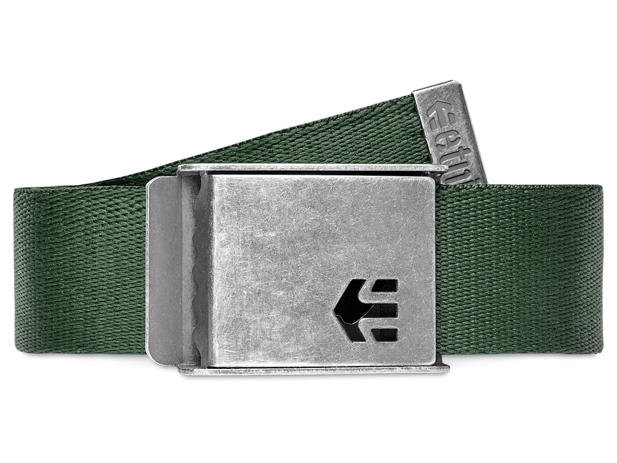 ETNIES - ARROW WEB BELT - OLIVE